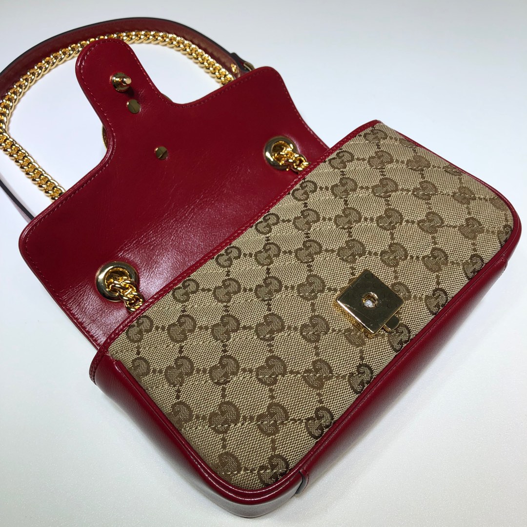 GUCCI古驰GG Marmont系列迷你手袋446744