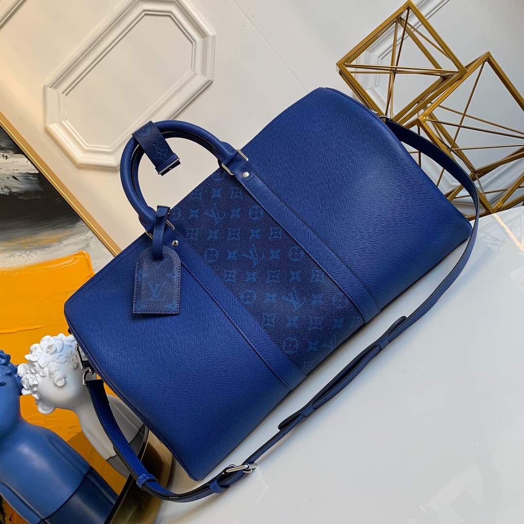 Louis Vuitton LV Keepall Travel Bags Taiga Fashion Casual M30235