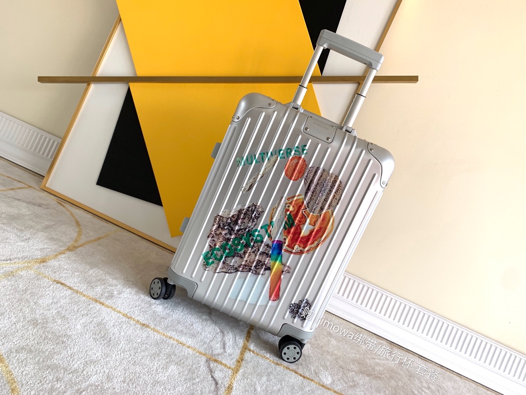 🌪Rimowa maleta/equipaje, serie Rimowa Original, siempre siento que las maletas de color liso se vuelven aburridas desp…