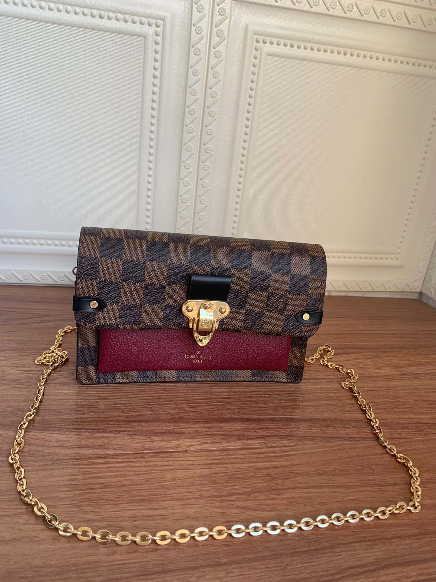 CHANEL Coco Mark bias stitch shoulder bag #084