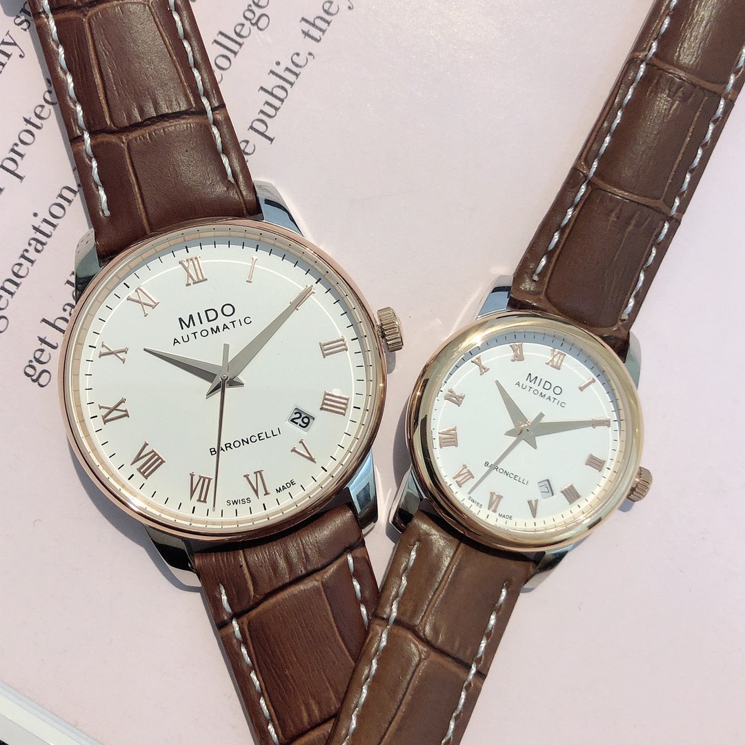 Elegant and Simple MiDO Watches: Men’s 38mm, Women’s 29mm, Classic Style, “MX Real” 55315831 - 图片 4