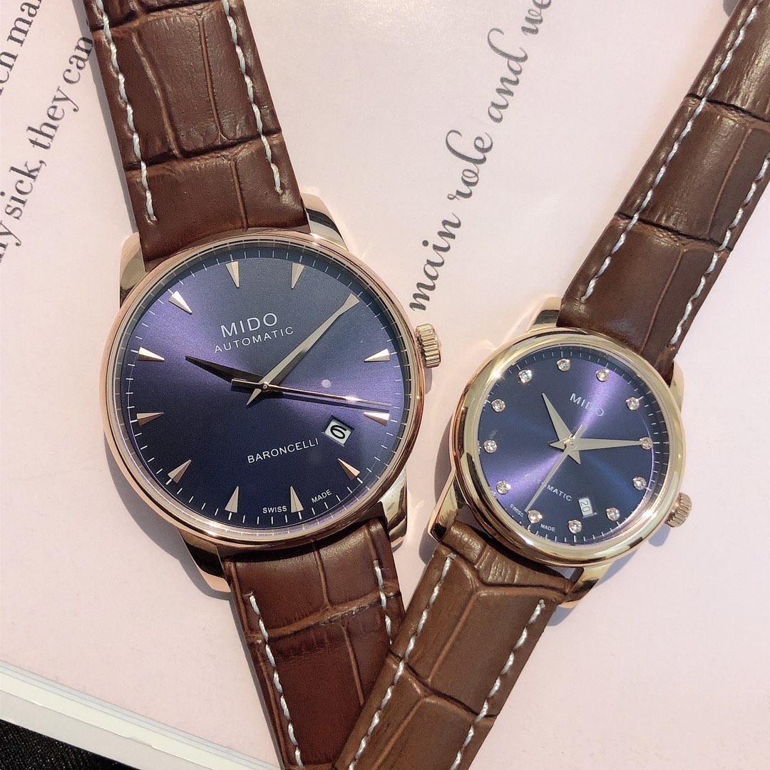 Elegant and Simple MiDO Watches: Men’s 38mm, Women’s 29mm, Classic Style, “MX Real” 55315831 - 图片 6