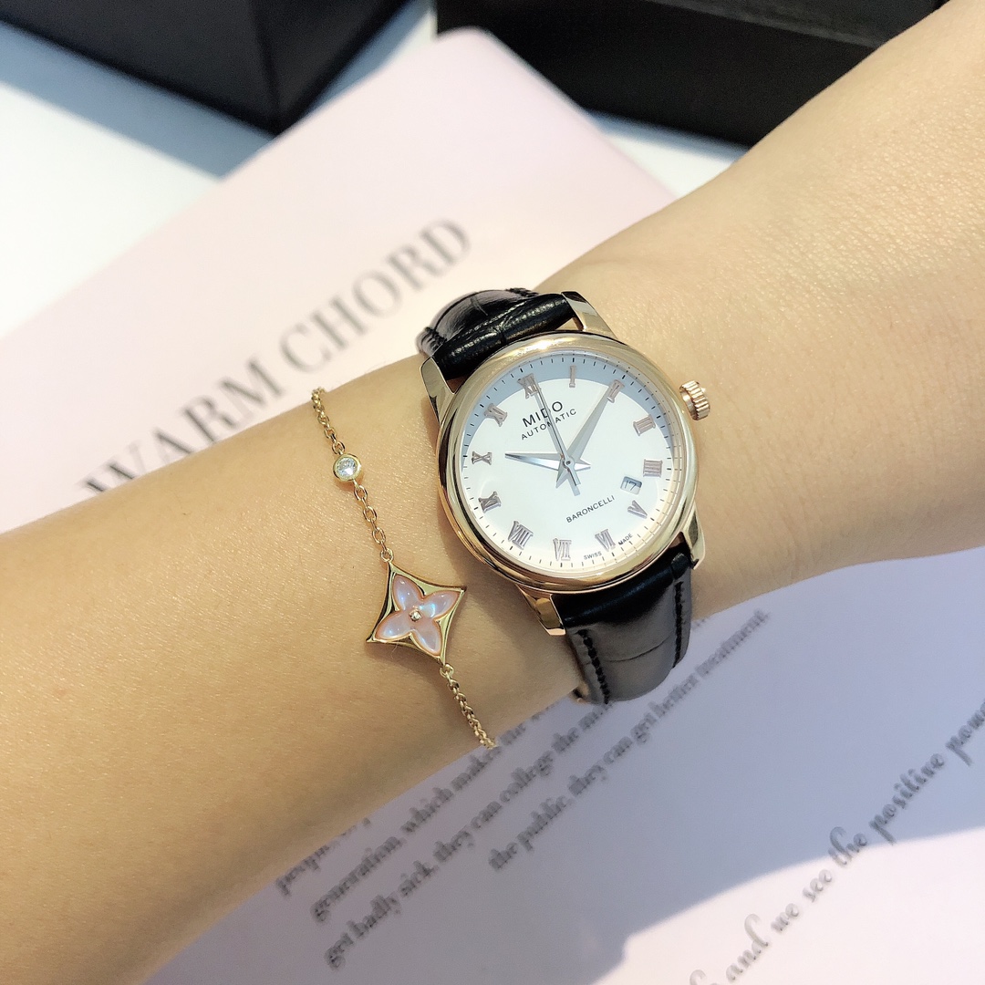 Elegant and Simple MiDO Watches: Men’s 38mm, Women’s 29mm, Classic Style, “MX Real” 55315831 - 图片 7