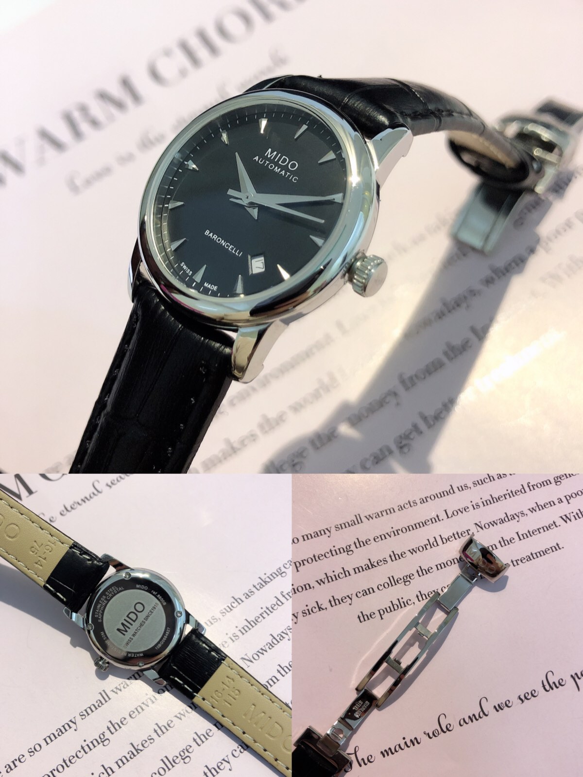 Elegant and Simple MiDO Watches: Men’s 38mm, Women’s 29mm, Classic Style, “MX Real” 55315831 - 图片 9
