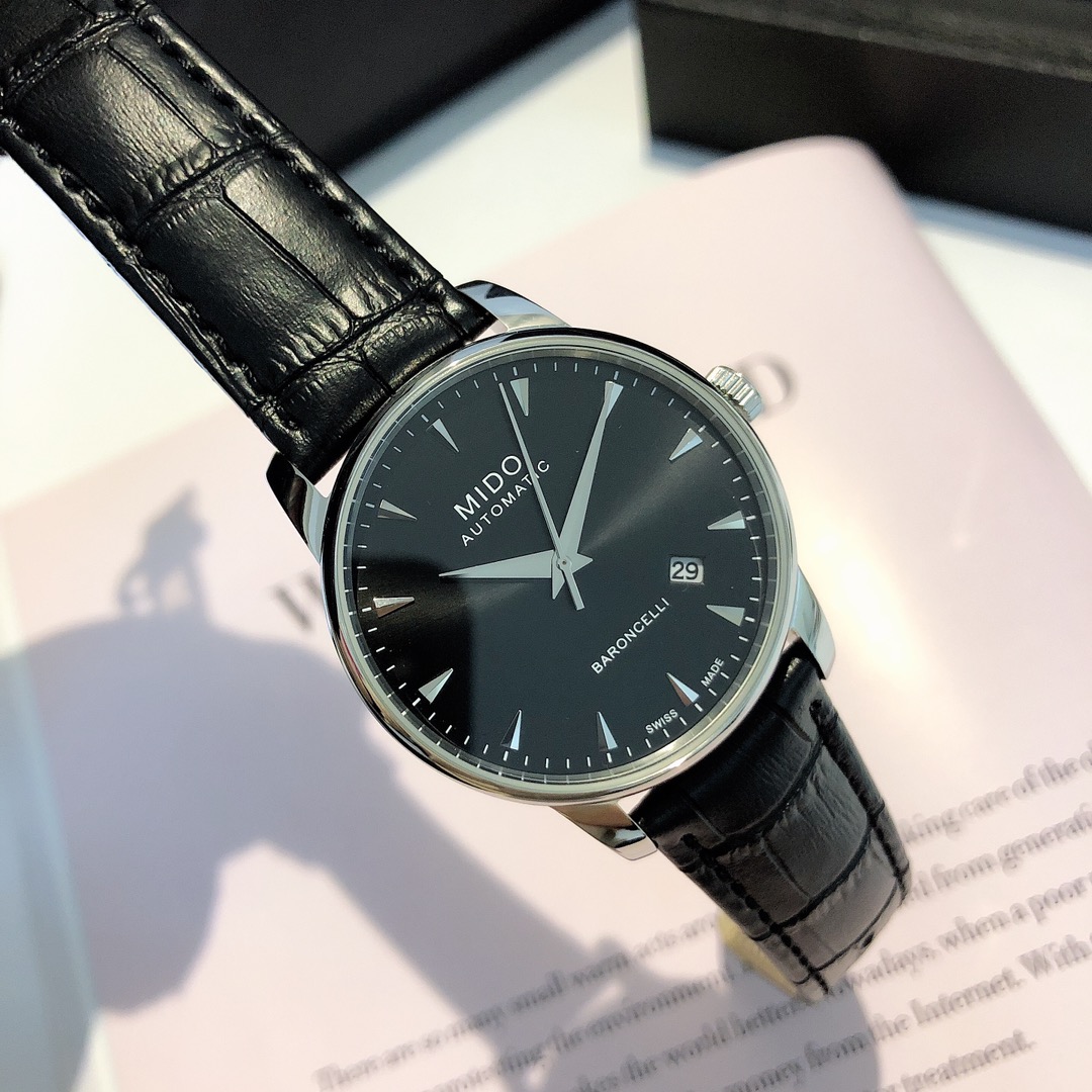 “Mido Beren-Sari Men’s and Women’s Couple Watch Set, Classic 38mm and 29mm Design” - 图片 6