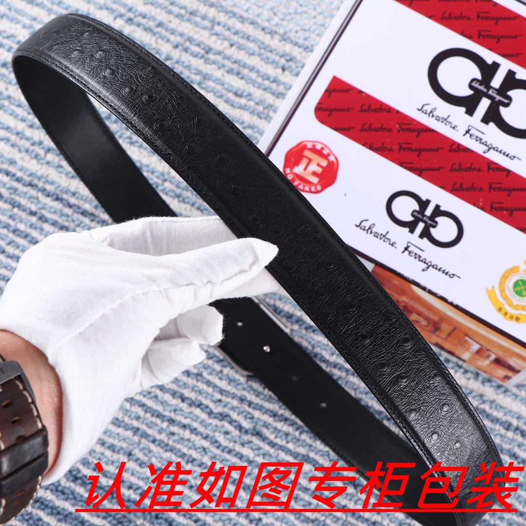 男士腰带菲拉格木️原单男士皮带百分百