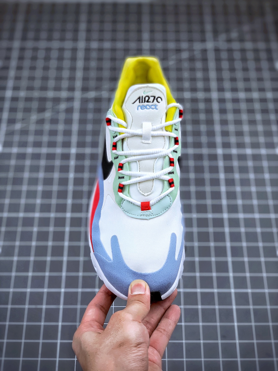 130 史诗级  持续输出   Air Max 270 React  原盒二维码原标 扫描秒进官网