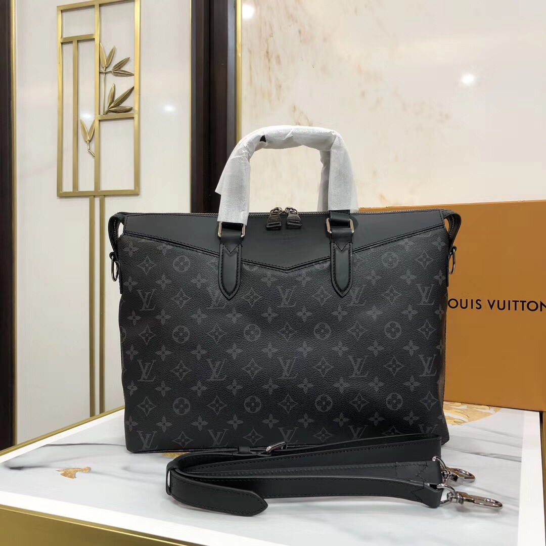 Louis Vuitton Bags Briefcase Silver Epi Canvas Fabric M40566