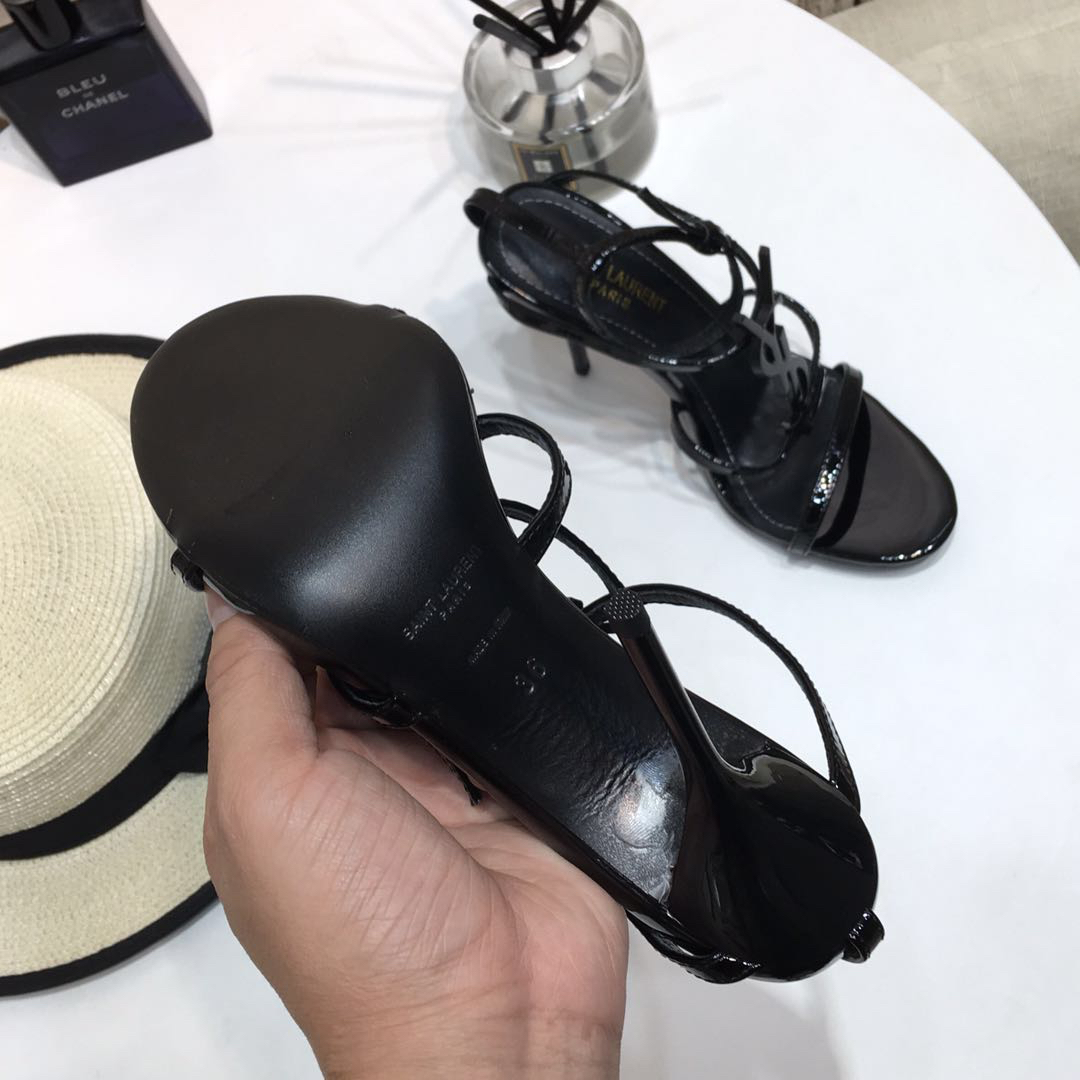 [Saint Laurent] Saint Laurent, una palabra sandalias de correa principios de la primavera contador s