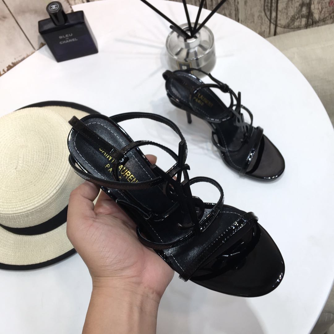 [Saint Laurent] Saint Laurent, una palabra sandalias de correa principios de la primavera contador s