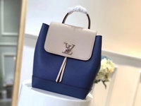 Louis Vuitton Bags Backpack Replica Sale online
 Silver Calfskin Cowhide
