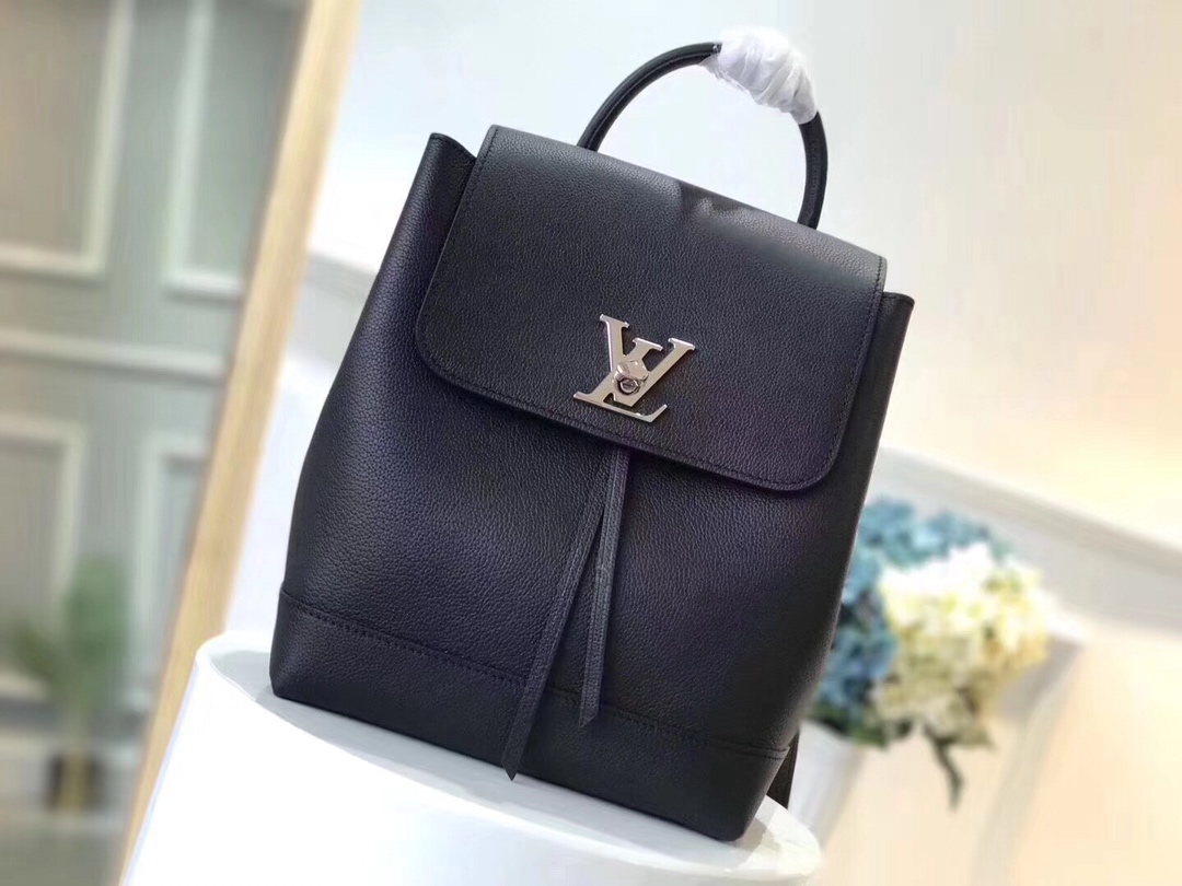 Louis Vuitton Bags Backpack Luxury Shop
 Silver Calfskin Cowhide M41817