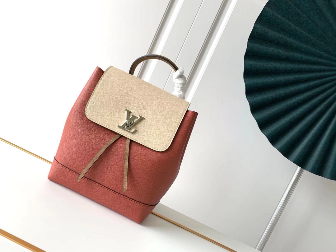 AAAAA+
 Louis Vuitton Bags Backpack Silver Calfskin Cowhide