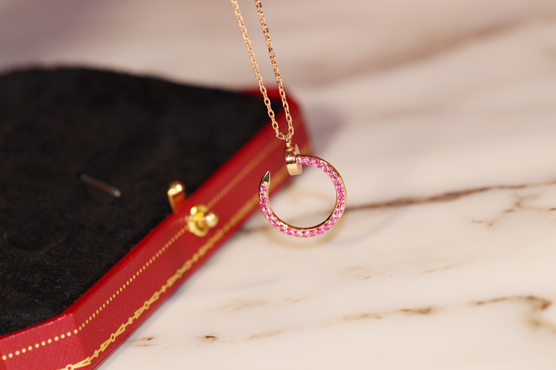 Cartier Jewelry Necklaces & Pendants Pink 925 Silver