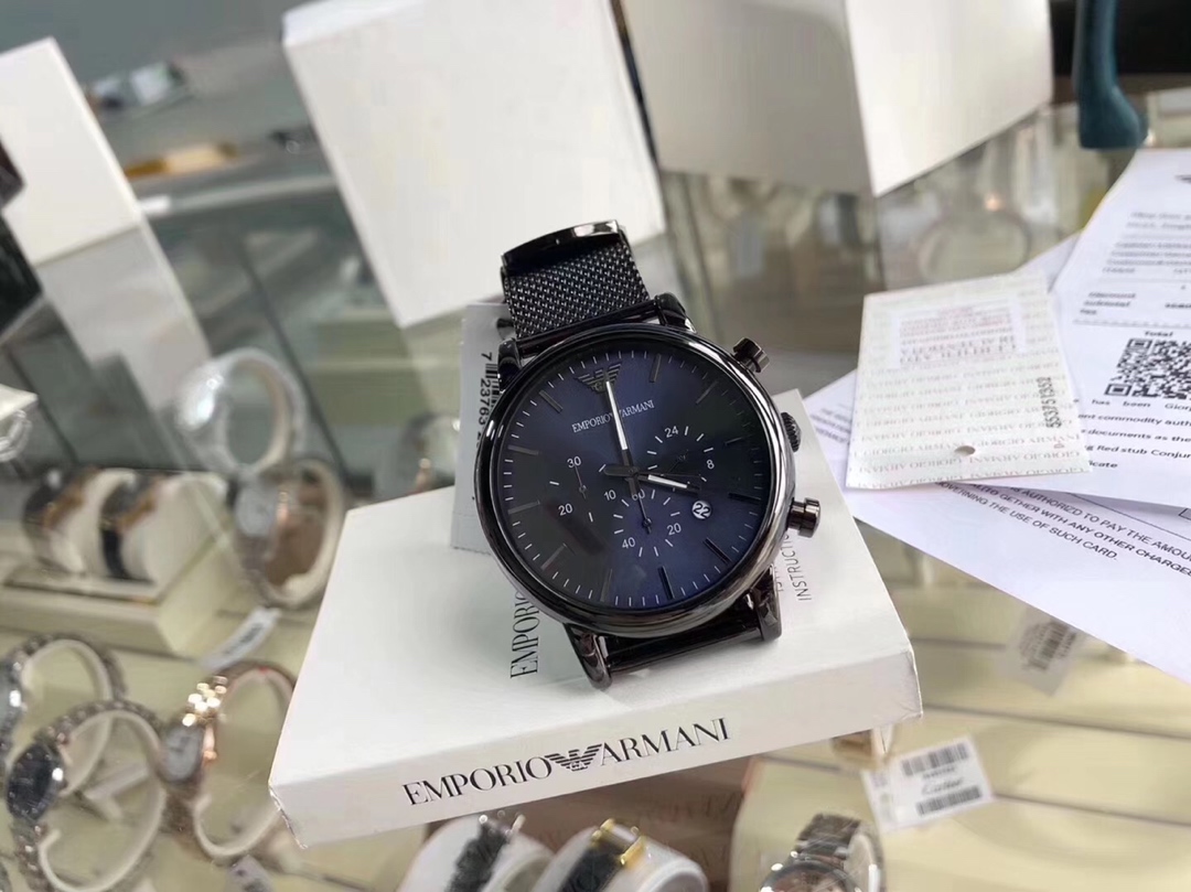 Armani Amani AR 1979 Steel Belt Male Stone Watch Review - 图片 1
