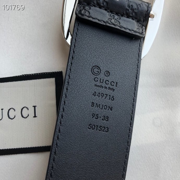 古驰 Gucci 高定典藏奢华工坊高定皮带配饰 #08A7A4E1 8