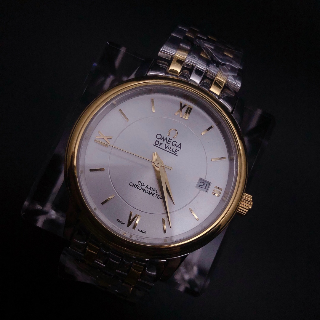 K5   欧米茄 Omega 蝶飞系列全面成功商务人士必备 各方面加强，细节更完美 顶级316L精钢 瑞士蓝宝石玻璃 直径41mm厚度10mm 收藏送礼皆合适 喜欢欧米加的朋友赶紧下手