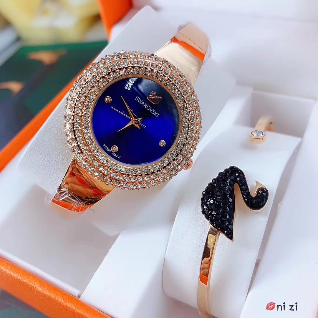 Luxury Jewelry Set: Swarovski, High-End Quality, Imported Stones, Refined Elegance - 图片 3