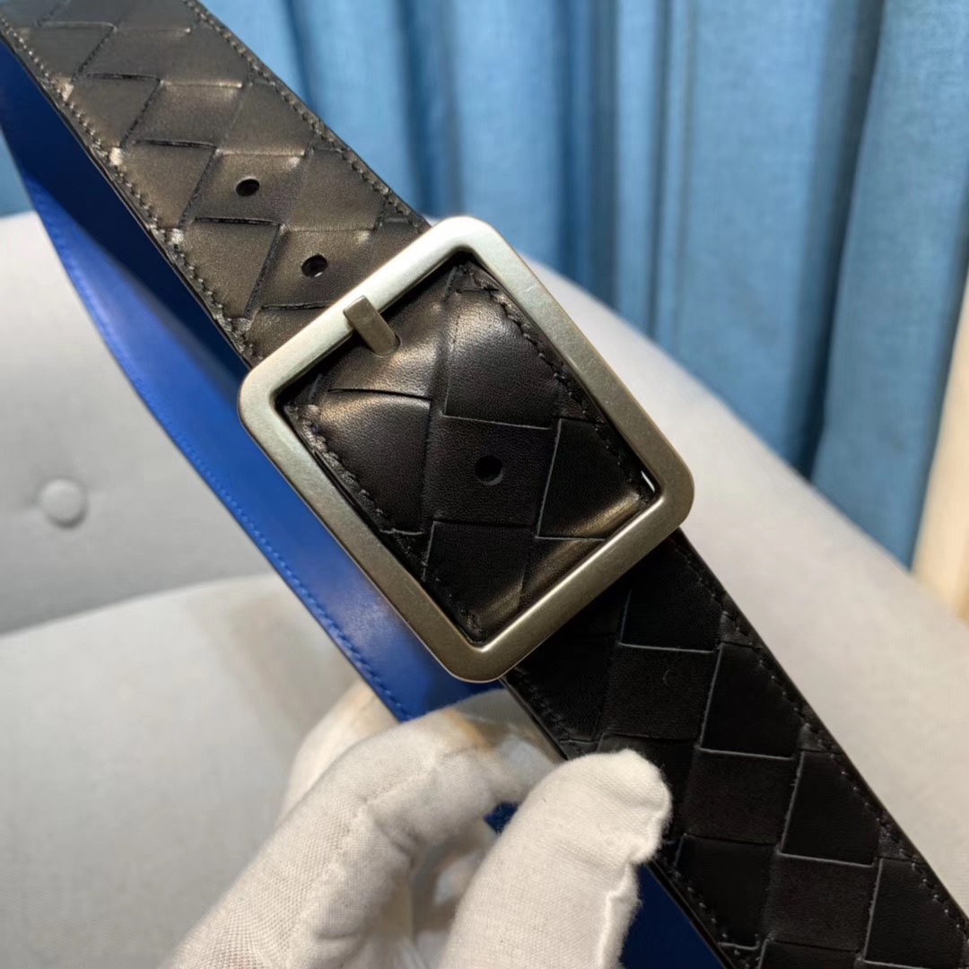 [Bottega Veneta Belts]The new counter synchronized pure hand-woven belt adds e