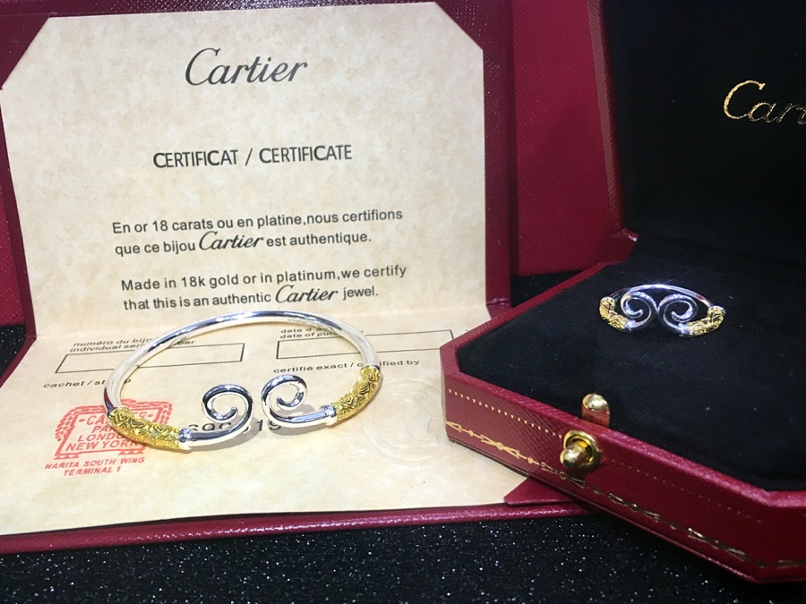 Cloud-Colored Gold Ring with Double-Color Plating for Allergy Protection and Style - 图片 3