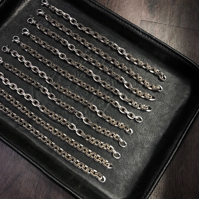 Chrome Hearts 克罗心粗款paperchain手链