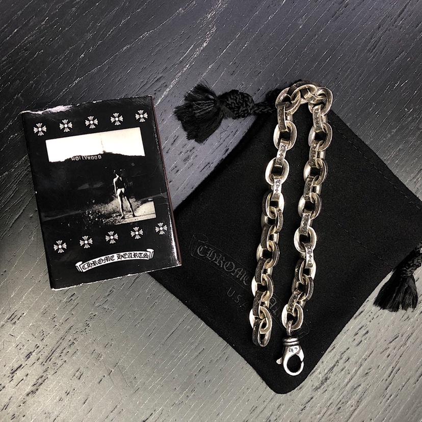 Chrome Hearts 克罗心粗款paperchain手链