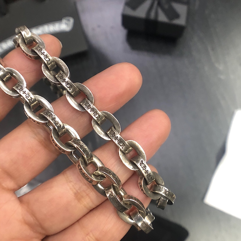 Chrome Hearts 克罗心粗款paperchain手链