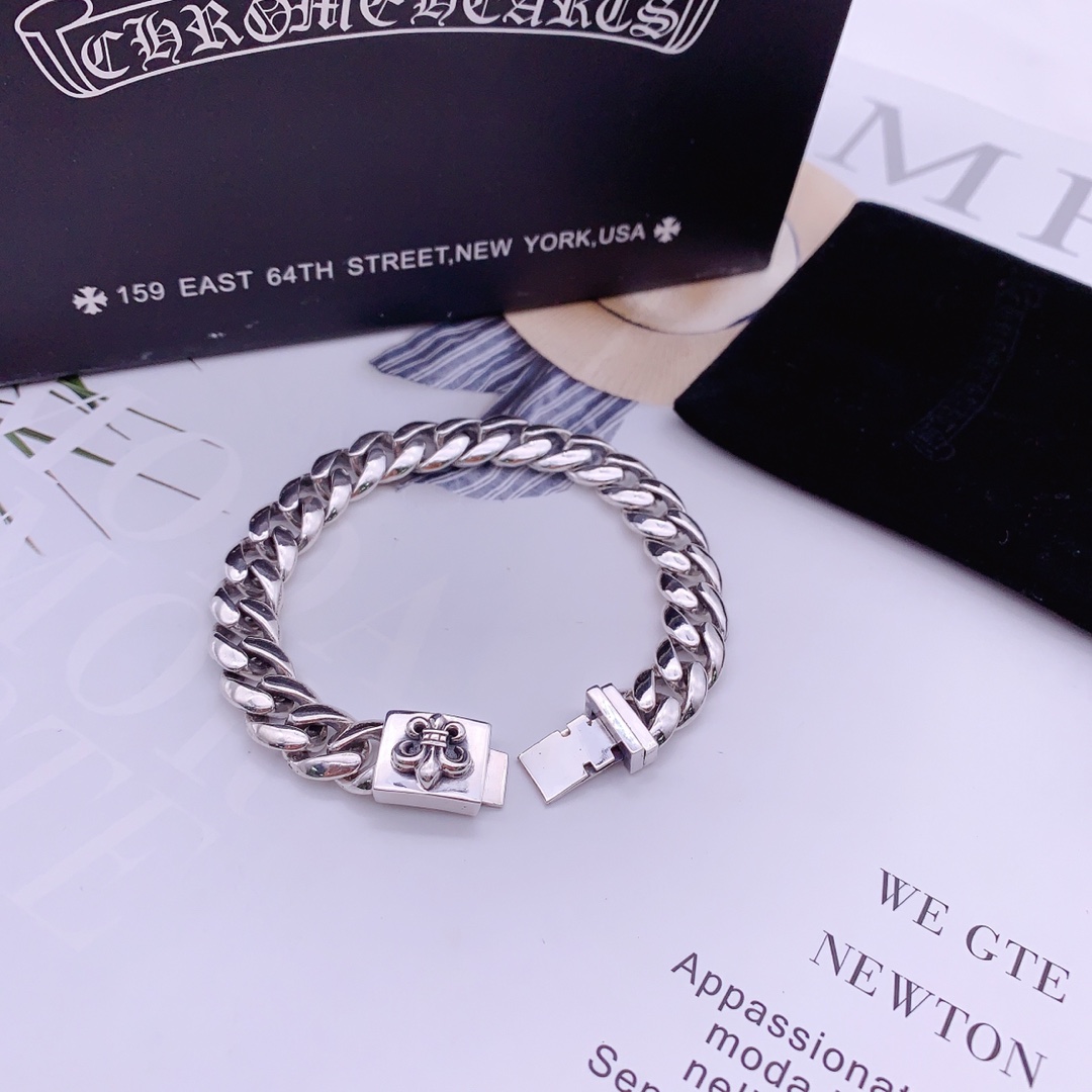 Chrome Hearts مجوهرات سوار العام للرجال والنساء فضة موضة