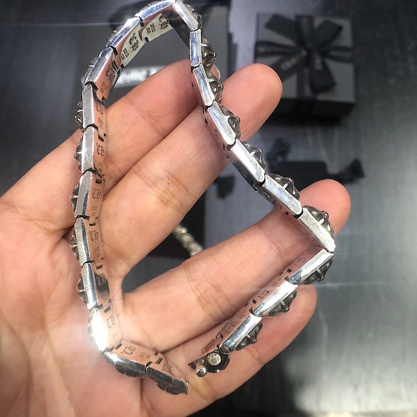 Chrome Hearts ‼克罗心方块十字架手链