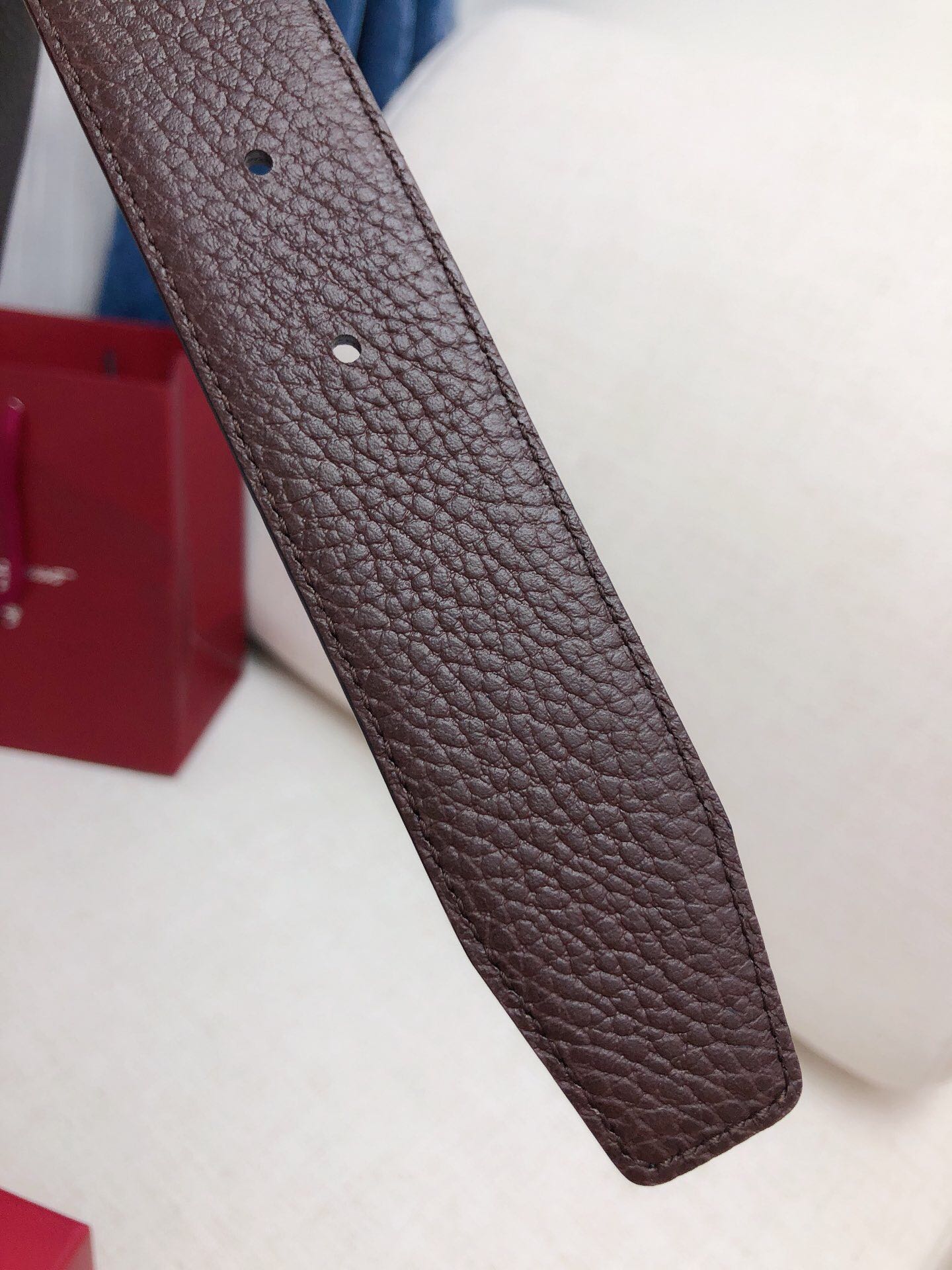 菲拉格慕 Ferragamo 高定典藏奢华工坊高定皮带腰带配饰 #F8E9BEDE 7