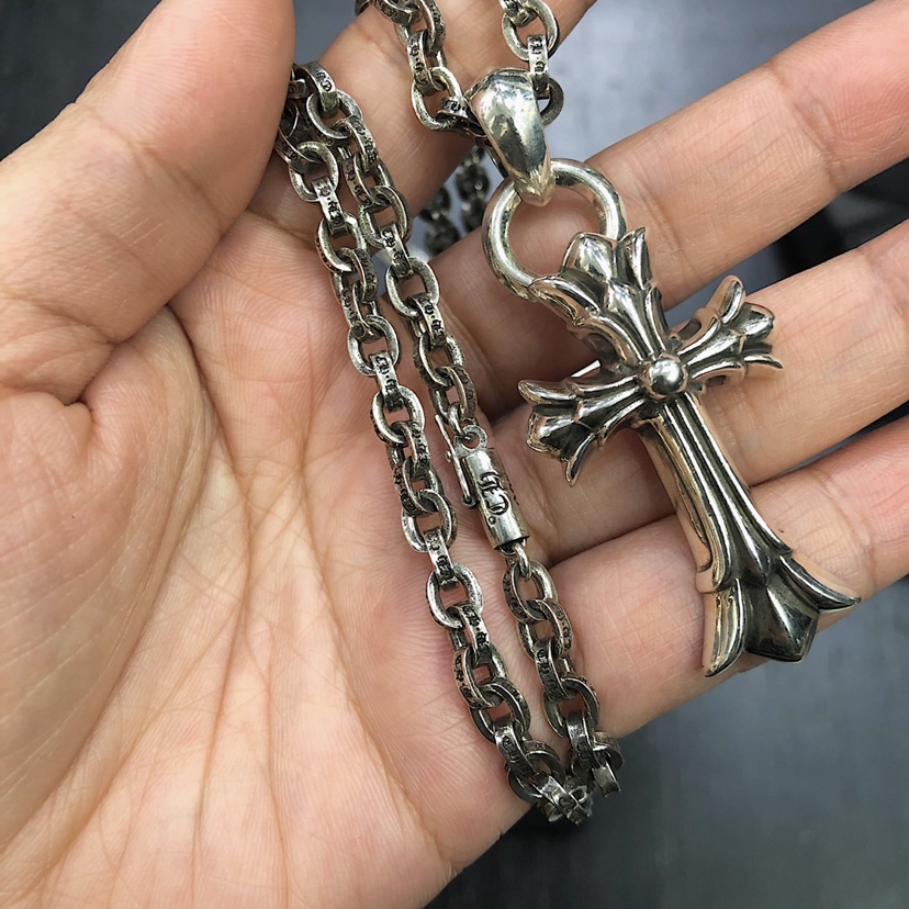 Chrome Hearts 克罗心 双层十字项链