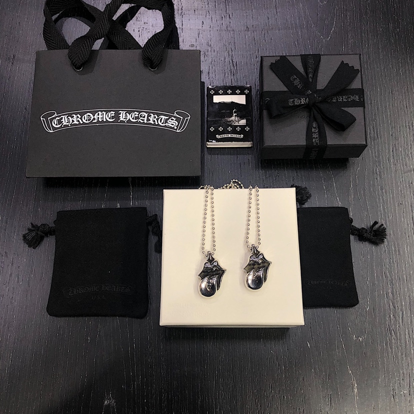 Chrome Hearts MZ出品 开版 克罗心滚石舌头项链
