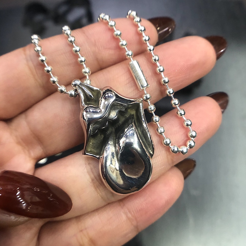 Chrome Hearts MZ出品 开版 克罗心滚石舌头项链