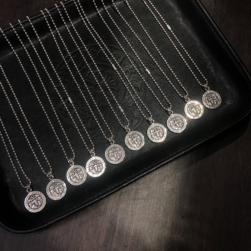 Chrome Hearts MZ出品， 开版 克罗心宝剑天使牌项链
