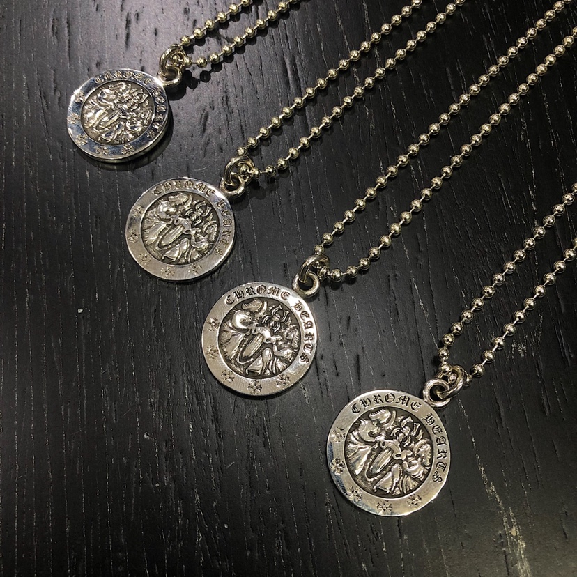 Chrome Hearts MZ出品， 开版 克罗心宝剑天使牌项链