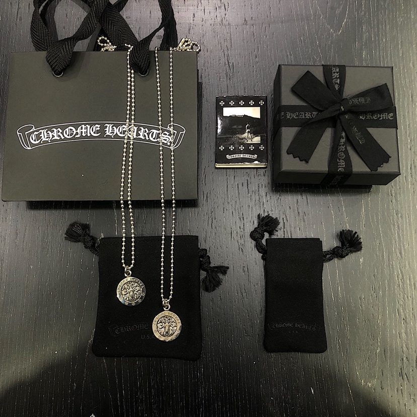 Chrome Hearts MZ出品， 开版 克罗心宝剑天使牌项链