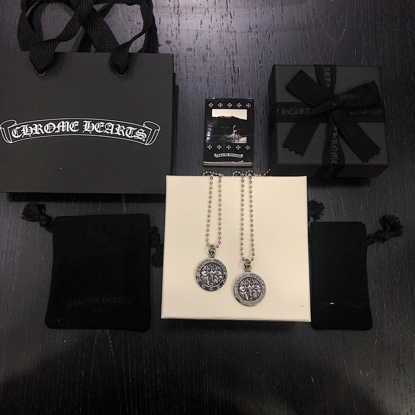 Chrome Hearts MZ出品， 开版 克罗心宝剑天使牌项链