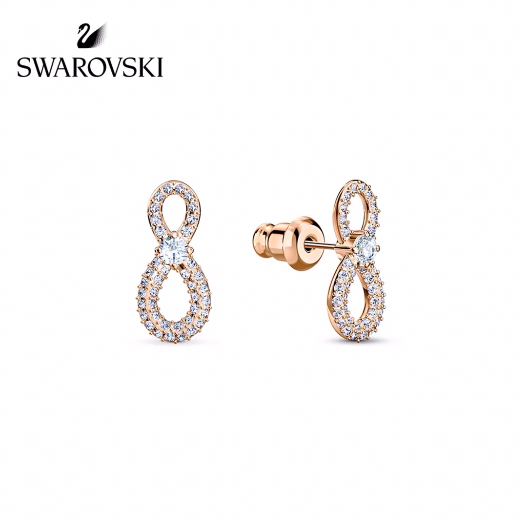 NO:104186,New Swarovski 8-character earrings, Swarovski stud earrings, swarovski19860909新品施华洛世奇8字耳钉,施华洛耳钉,swarovski,Jewelry