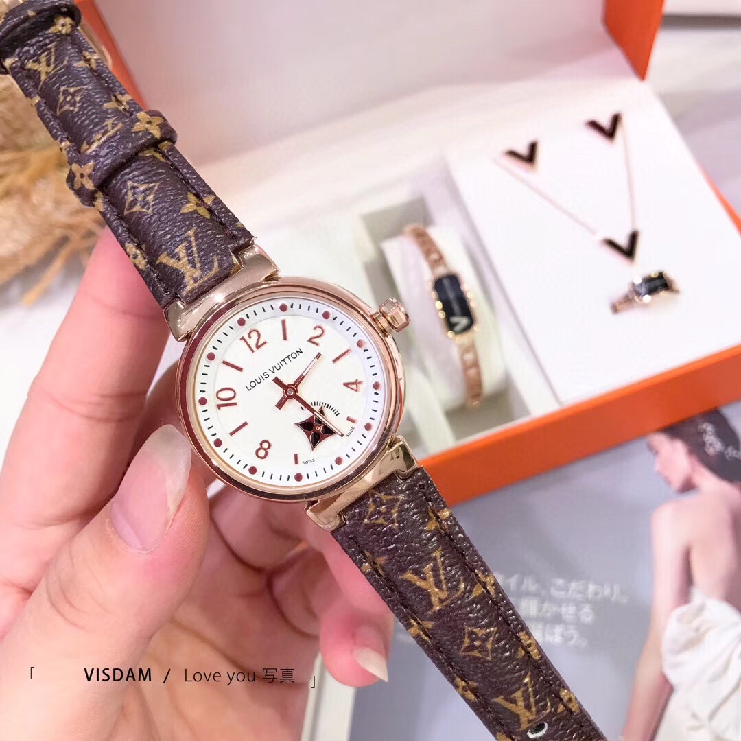 Luxury LV5 Set: Platinum, Four-Leaved-Drive Design, Natural Shell Plaster, Classic LV Stacks. - 图片 3