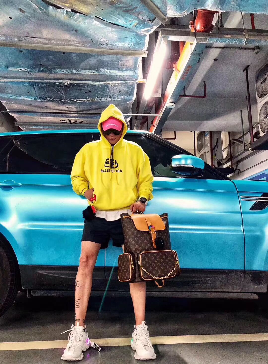 NO:717946,【TRIO Backpack】M44658 Model Picture,19860909【TRIO 双肩包】 M44658 模特图,,Bag