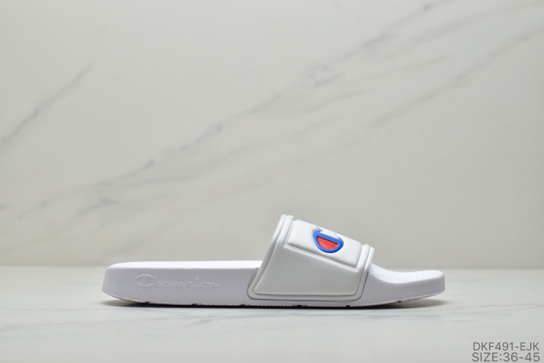 55 美国运动老牌·冠军 印花 拖鞋 Champion Life Youth Slide Sandals, Repeating Logo夏季百搭休闲运动沙滩拖鞋