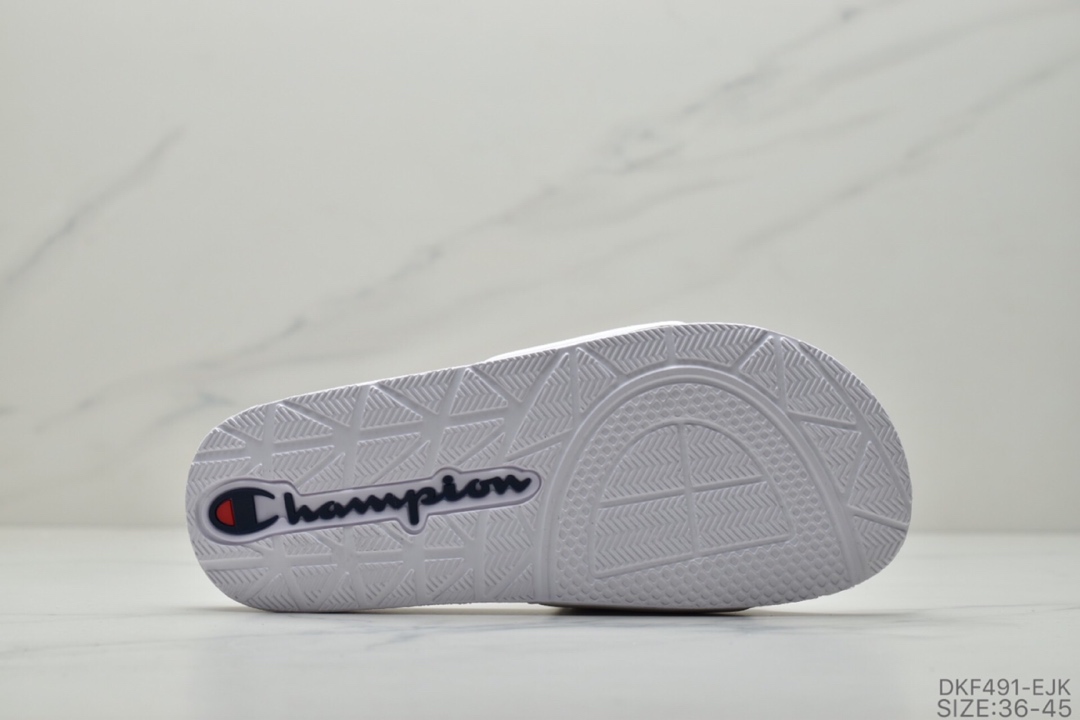 55 美国运动老牌·冠军 印花 拖鞋 Champion Life Youth Slide Sandals, Repeating Logo夏季百搭休闲运动沙滩拖鞋