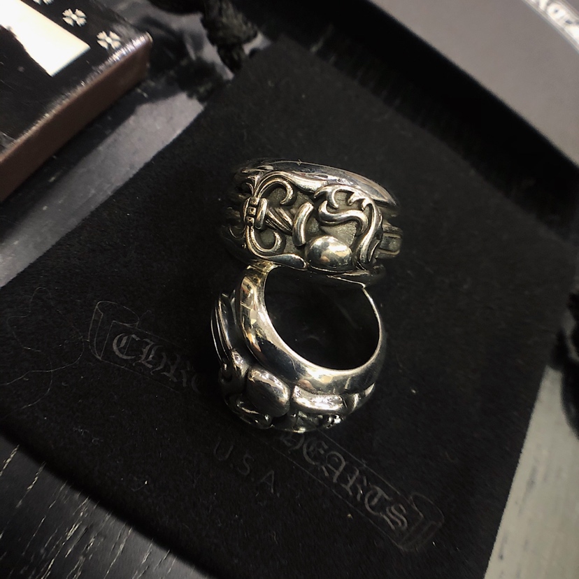 Chrome Hearts 品质 克罗心Chrome hearts 桃心宝剑戒指