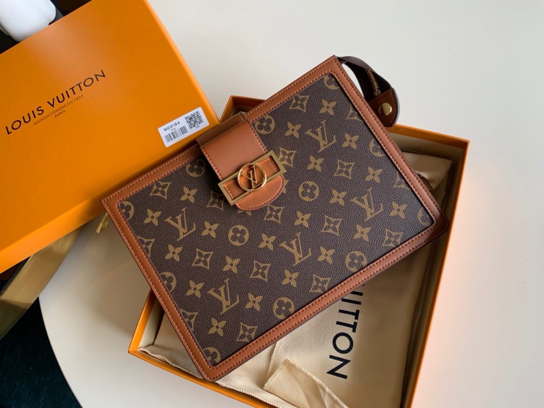 NO:395451,[Exclusive real photo M69184] Daphne clutch, easy to store personal essential items, handbag control must-have for easy portability. Size: 27*5*20.,LV [original leather],louis vuitton19860909【独家实拍M69184】达芙妮手包,款式大方可容量大可轻松收纳个人必备物品手包控必带便于携带 尺寸:27*5*20 .,LV【原厂皮】,louis vuitton,Bag