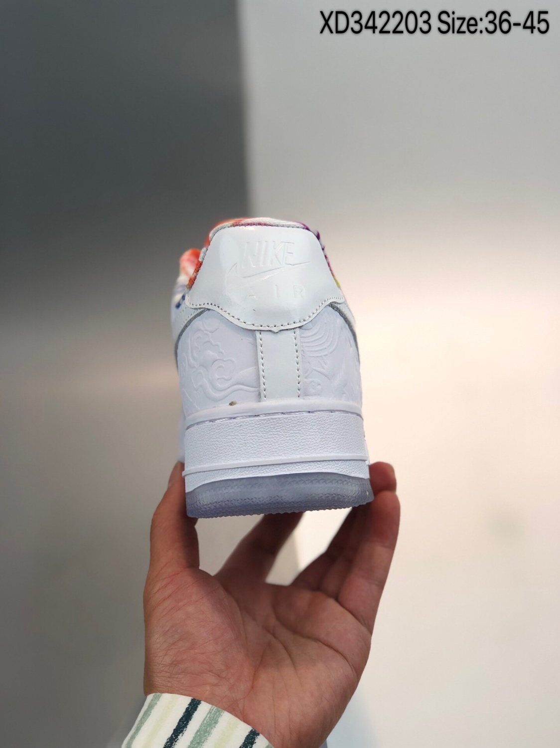 180另有230版本 耐克Nike Air Force 1 Low”Chinese New Year” 空军 皮革白彩剪纸 鼠年铜钱-剪纸中国画CU8870-117