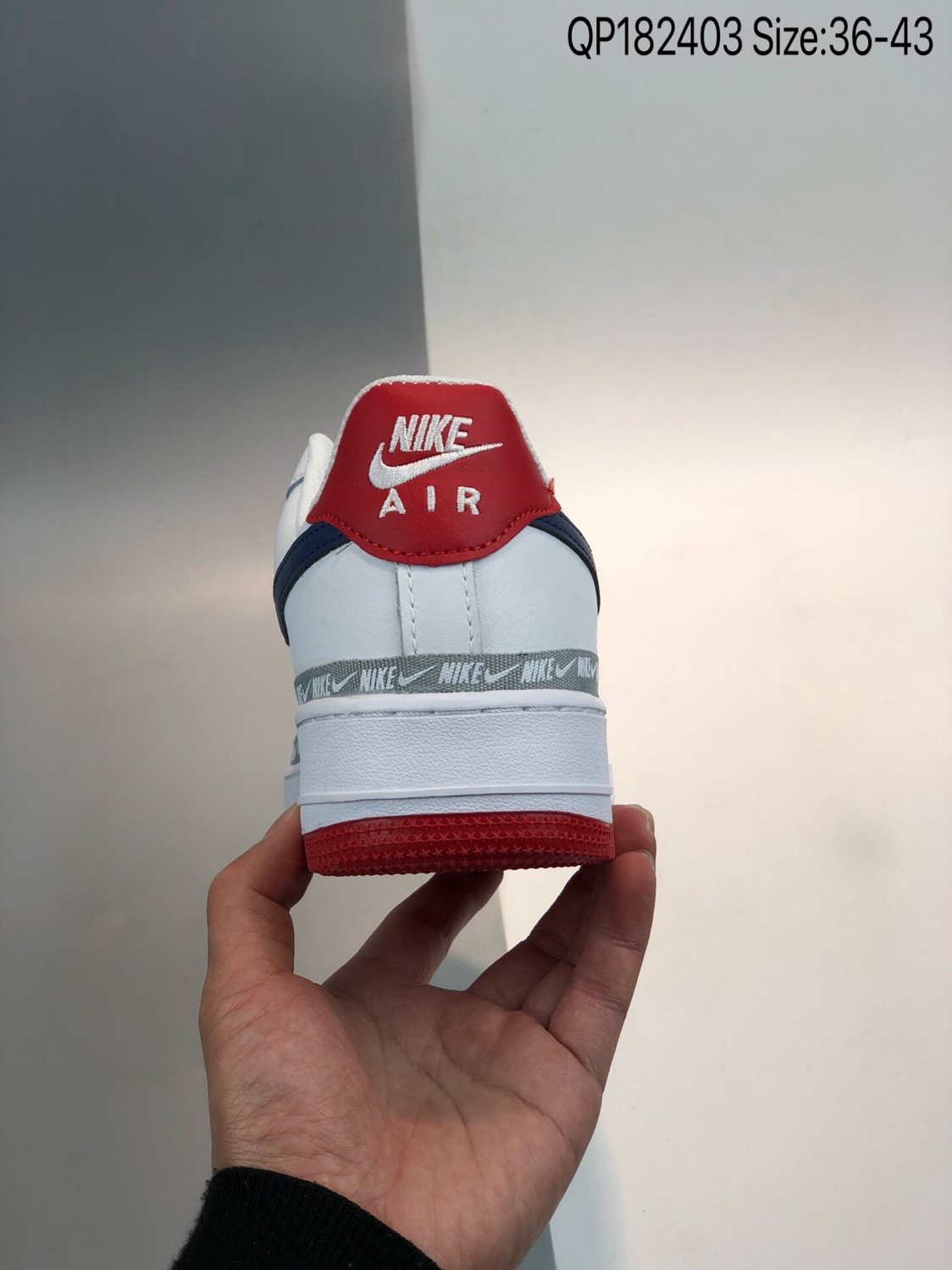 100  耐克Nike Air Force 1 Mid '07 空军一号低帮经典皮革板鞋QP182403