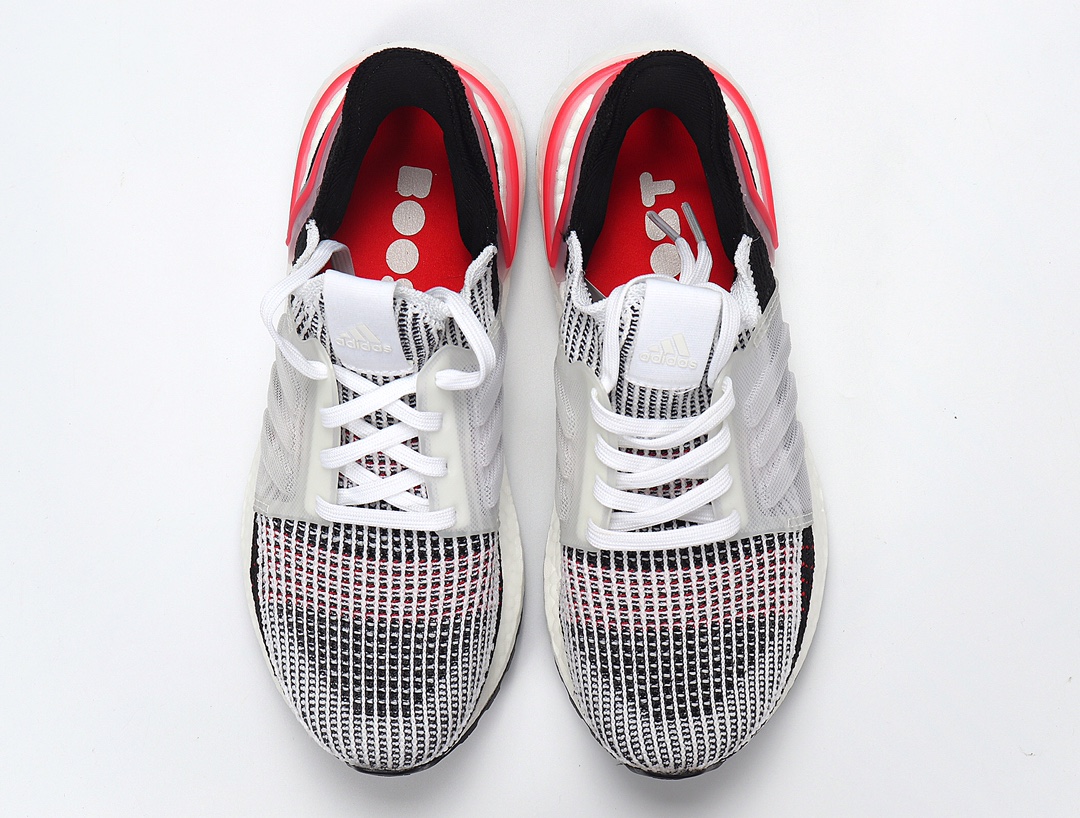 130（原价280） Adidas UltraBoost 19 F35282 黑白红 UB19 UB5.0真标原盒 原底原面 原装巴斯夫真爆Boost