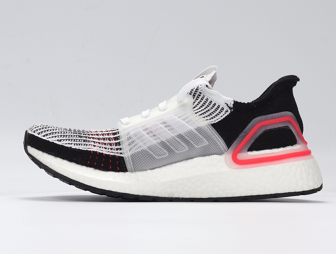 130（原价280） Adidas UltraBoost 19 F35282 黑白红 UB19 UB5.0真标原盒 原底原面 原装巴斯夫真爆Boost