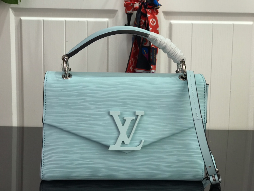 Louis Vuitton LV Grenelle Bags Handbags Blue Epi Pochette M55977