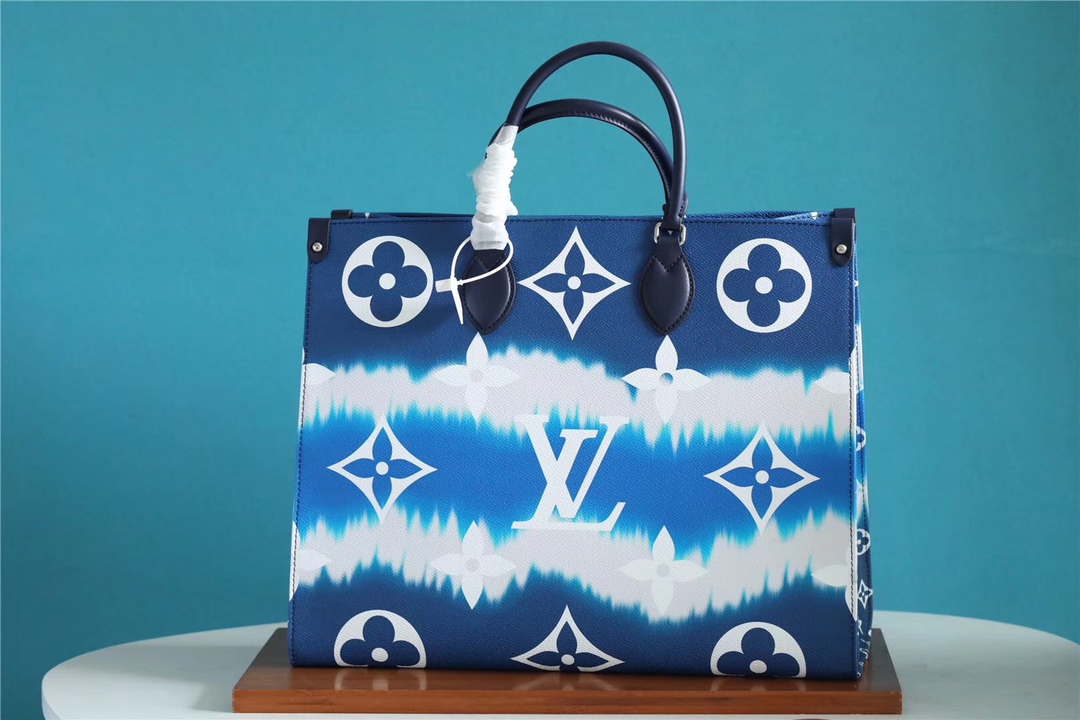 Louis Vuitton LV Onthego Handbags Tote Bags Online China
 Blue Summer Collection Beach